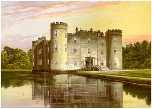 Shirburn Castle, Oxfordshire, hjemsted for jarlen af Macclesfield, c1880 af Unbekannt