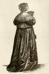 Viser kjolen af en engelsk gentlewoman, 1640, 1937. af Unbekannt