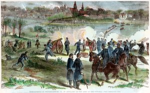 Belejring af Fredericksburg, Virginia, amerikansk borgerkrig, c1864-c1865 af Unbekannt