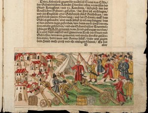 Belejring af Reval af russerne i 1578. Fra Johann Jakob Wicks samling af meddelelser... af Unbekannt