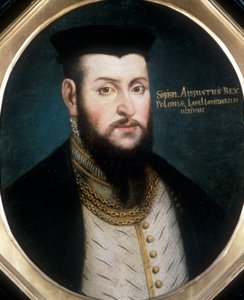 Sigismund II, Augustus, medhersker over Polen med sin far 1530-1548, enehersker fra 1548 af Unbekannt
