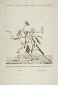Beskrivelse af Chouanerne og andre kontrarevolutionære, ca. 1793. af Unbekannt