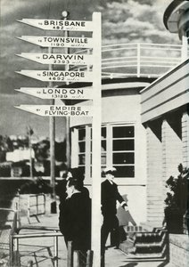 Vejviser ved Rose Bay, Sydney, Australien, c1939-c1944 1946. af Unbekannt