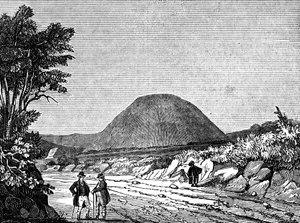 Silbury Hill, Wiltshire, England, 1836 af Unbekannt