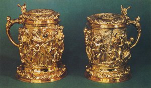 Silbervergoldete Krüge, ca. 1661 von Unbekannt