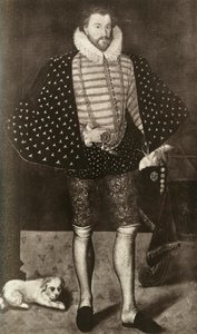 Sir Christopher Hatton, 1909 af Unbekannt