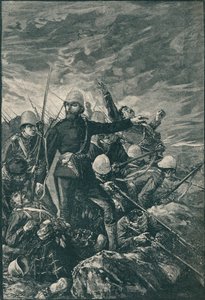 Sir George Colley ved Majuba Hill, 1906 af Unbekannt