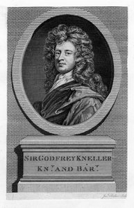 Sir Godfrey Kneller 1646-1723, portrætmaler, 1800-tallet af Unbekannt