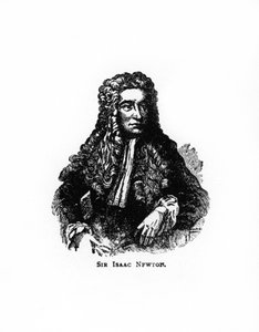Sir Isaac Newton, engelsk matematiker, astronom og fysiker, 20. århundrede af Unbekannt