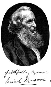 Sir Josiah Mason, engelsk pennefabrikant, c1880 af Unbekannt