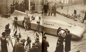 Sir Malcolm Campbells bød på en ny rekord, 1935. af Unbekannt