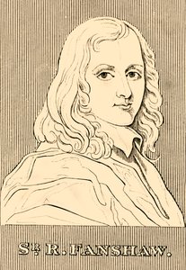 Sir R. Fanshaw, 1608-1666, 1830. af Unbekannt