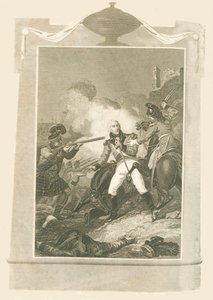 Sir Ralph Abercrombie i slaget ved Alexandria, 1801, 1816. af Unbekannt