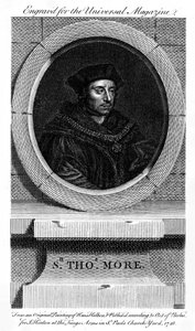 Sir Thomas More, katolsk engelsk advokat, forfatter og politiker, 1748 af Unbekannt