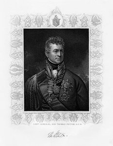Sir Thomas Picton, britisk militærleder, 1800-tallet af Unbekannt