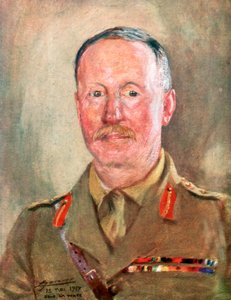 Sir WP Pulteney, britisk general fra Første Verdenskrig, 1926 af Unbekannt
