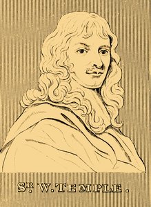 Sir W. Temple, 1628-1699, 1830. af Unbekannt