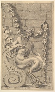 Siddende Satyrer, efter 1732. af Unbekannt