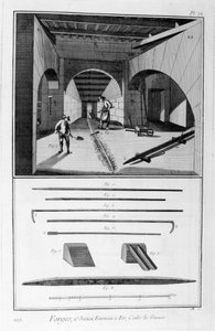 Smeltejernsovn, råjernsform, 1751-1777 af Unbekannt