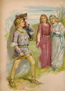 Snehvid og rosenrød, 1903 af Unbekannt