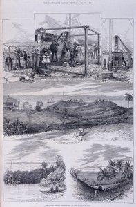 Solar Eclipse Observatory, Nicobarøerne, c1875 af Unbekannt