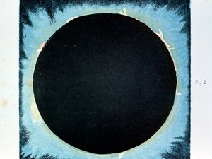 Solkorona og prominenser 1860 1870. af Unbekannt