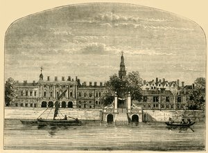 Somerset House and Stairs, 1881. af Unbekannt