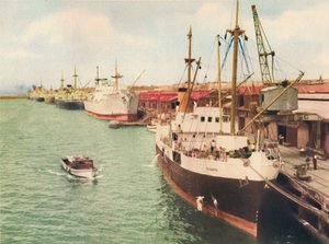 South Wharf, Fremantle, c1947. af Unbekannt