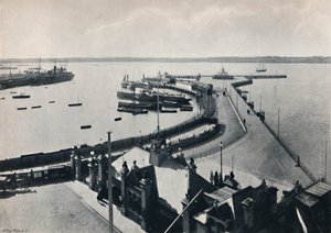 Southampton - The Pier, 1895 af Unbekannt