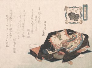Souvenirs dækket med indpakningsdug, sandsynligvis 1816. af Unbekannt