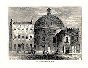 Spa Fields Chapel, 1781 af Unbekannt
