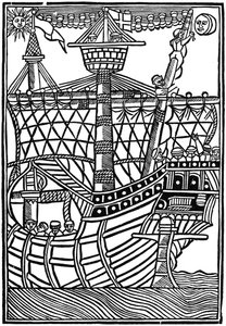 Spansk karavel, 1439 1964 af Unbekannt