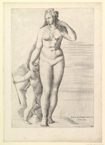 The Roman Mirror of Magnificence: Venus and Eros, 1561 af Unbekannt