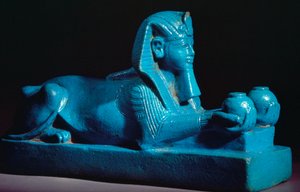 Sphinx of Amenhotep III, 15.-14. århundrede f.Kr af Unbekannt