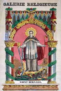 Sankt Bernhard af Clairvaux, 1800-tallet af Unbekannt