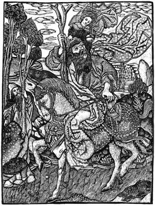 St Christopher til hest, 1964. af Unbekannt