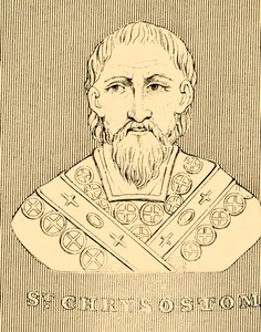 Sankt Chrysostomus, c349-407, 1830. af Unbekannt