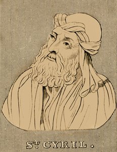 St. Cyril, c376-444, 1830. af Unbekannt
