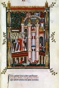 St Denis ved portene til Paris, 1317 af Unbekannt