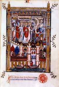 St Denis før Sisinnius, 1317 af Unbekannt