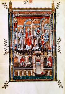St Denis før Sissinius, 1317 af Unbekannt