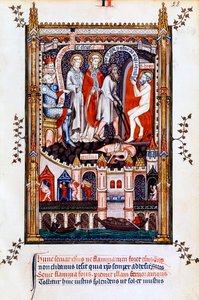 St Denis kastes i ovnen, 1317 af Unbekannt