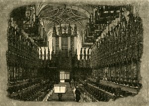 St. Georges Chapel, Windsor, 1898. af Unbekannt