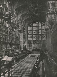 St Georges Chapel, Windsor, 1910. af Unbekannt