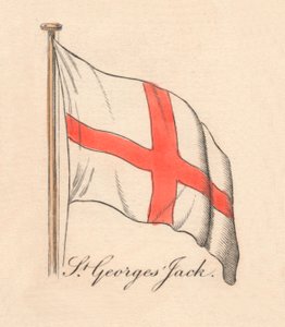 St. Georges Jack, 1838 af Unbekannt