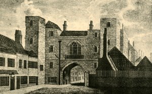 St. Johns Gate, Clerkenwell, 1813, 1925. af Unbekannt