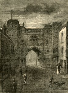 St. Johns Gate, Clerkenwell, c1872. af Unbekannt