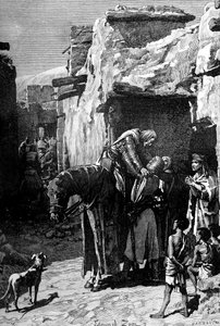 St. Louis, konge af Frankrig, søger tilflugt fra saracenerne, 1909 af Unbekannt