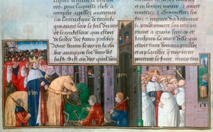 St. Louis vender tilbage til Paris, og St. Louis blandt præsterne, midten af 1200-tallet, 1400-tallet af Unbekannt