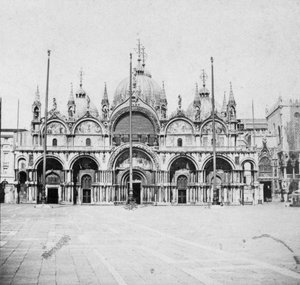 Markuskirken, Venedig, Italien, slutningen af det 19. eller begyndelsen af det 20. århundrede af Unbekannt